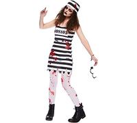 Women's Zombie Prisoner Halloween Costume - S