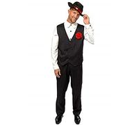 amscan (PKT) (9907058) Adult Mens Gangster Man Costume (Standard)