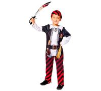 amscan 9910096 - Kids Sustainable Pirate Boy World Book Day Fancy Dress Costume Age: 4-6 Yrs
