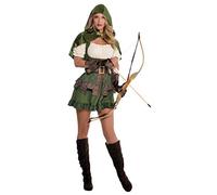 (PKT) (Fix 12/20) (844571-55) Adult Ladies Robin Hoodie Costume (XXL)