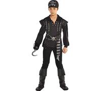 (PKT) (Fix 12/25) (9904720) Child Boys Dark Sea Scoundrel Costume (8-10yr), Black