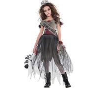 amscan Childs Teen Girls Prombie Prom Queen Halloween Zombie Costume Horror Fancy Dress
