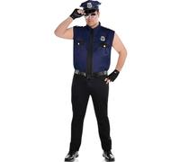 (PKT) (Fix 2/2) (845763-55) Adult Mens Under Arrest Costume (XXL)