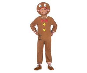 (PKT) (Fix 200/100) (9909012) Child Gingerbread Man Costume (4-6yr)