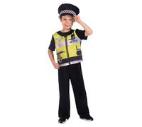 (PKT) (Fix 25/25) (9910144) Child Boys Sustainable Police Officer Costume (8-10yr)