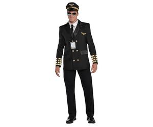 (PKT) (Fix 4/2) (844183-55) Adult Mens Captain Wingman Costume (Medium)