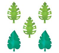 (PKT) Hawaiian Giant Palm Leaves 40cm (8 pk)