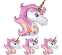 (PKT) Magical Unicorn SuperShape Foil Balloon P35 (Pack of 4)