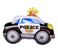 (PKT) On the Road Police Car Standard Shape Standard Foil Balloon S40