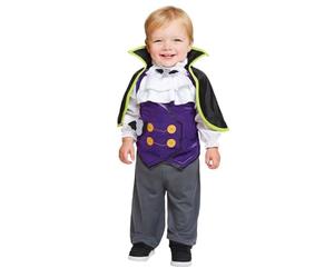 (PKT) (PDBV) Child Boys Dinky Dracula Vampire Costume (3-4yrs)