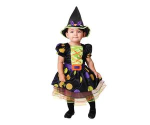 (PKT) (PDBW12) Child Girls Cauldron Cutie Witch Costume (6-12m)