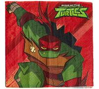 (PKT) Rise of The TMNT Luncheon Napkins 33cm (16 pk)