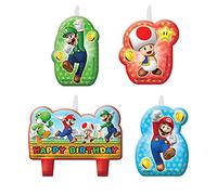 (PKT) Super Mario Happy Birthday Candles (4 pk)