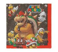 (PKT) Super Mario Luncheon Napkins 33cm (16 pk)