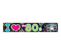 (PKT) Totally 80s Foil Banner 7.6m