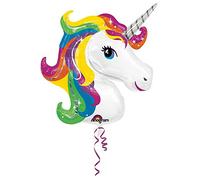 Amscan Foil Balloon Unicorn SuperShape 33"/83cm x 29"/73cm P35