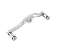 PKUHFTDG Motorcycle Floorboards Mid-Control Heel Toe Shift Lever Shifter Peg for Dyna for FXD for Street Bob for Fat for for Low Rider 1991-2017