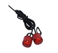 PKUHFTDG Motorcycle Rear Light 2x Strobe Motorcycle LED Signal Lamp Light DRL Multicolor Motocross Spotlight Daytime Running Lights Bulb 12V