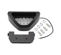 PKUHFTDG Motorcycle Rear Light Motorcycle Universal Rear Tail Light Triangle Brake Stop Flash Scooters Bike ATV Motocross