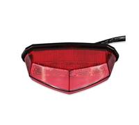 PKUHFTDG Motorcycle Rear Light Universal 12V Motorcycle Tail Rear Light Lamp Taillight Brake Stop Lights License Plate Moto Parts