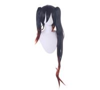 PL-147 Tokisaki Kurumi Date a Live Black Brown 120 cm Twin Tail Clips Lolita Cosplay Wig Anime Manga
