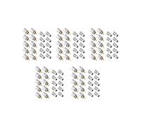PL-259 Coaxial Connectors UHF Male Solder Connector Plug 50 Ohm Coax Adapters 50-Pack with Reducers for LMR400,RG8 Cable
