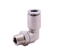 PL Copper Nickel Plated Pneumatic Connector Hose 4 6 8 10 12mm Pipe Connector Plastic Connector Compressor Push in Quick Release(PL 4-01)