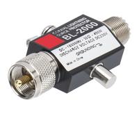 Pl259 Coaxial Arrestor Brass Protector for Antennas 400w 50 Ohm | Stainless Steel and Copper Build, Male to Female Pl259 Specification, Outdoor Antenna Grounding Support