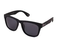 PL287 NERO GOMMATO/FUMO C.02 *3P Unisex Outlet sunglasses Plastic Black Grey Squared Polarized
