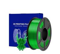 PLA 3D Filament 1.75mm Neatly Wound PLA Rainbow 3D Printer Filament Fit Most FDM 3D Printer 1.1KG/Rolls 100% No Bubble(PLA TP Green)