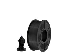 PLA 3D Filament 1.75mm Neatly Wound PLA Rainbow 3D Printer Filament Fit Most FDM 3D Printer 1.1KG/Rolls 100% No Bubble(PLA Black 1 Roll)