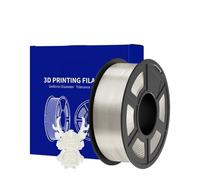 PLA 3D Filament 1.75mm Neatly Wound PLA Rainbow 3D Printer Filament Fit Most FDM 3D Printer 1.1KG/Rolls 100% No Bubble(PLA Transparent)