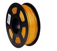 PLA 3D Printer Filament 1.75mm, High Toughness 3D PLA Plus Filament 1KG Spool, Dimensional Accuracy +/- 0.02mm, Cardboard Spool Print with Most FDM 3D Printers (Gold)