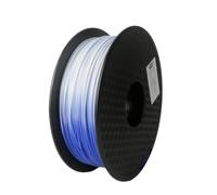 PLA 3D Printer Filament, 1.75mm PLA Temperature Color Change 31-45 Degrees 3D Printer Filament(Blue to White-250g)
