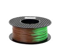 PLA 3D Printer Filament, 1.75mm PLA Temperature Color Change 31-45 Degrees 3D Printer Filament(Brown to Green- 250g)