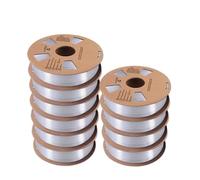 PLA 3D Printer Filament, 3D Printer Silk Filament 1.75mm Multicolor Pack of 10(Silk 10SV)