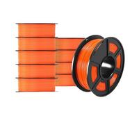PLA 3D Printer Filament, PETG 3D Printer Filament 10KG 1.75mm Multicolor Acid and Alkali Resistance Transparency(PETG-ORANGE-10kg)