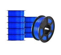 PLA 3D Printer Filament, PETG 3D Printer Filament 10KG 1.75mm Multicolor Acid and Alkali Resistance Transparency(PETG-BLUE-10kg)