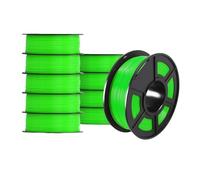 PLA 3D Printer Filament, PETG 3D Printer Filament 10KG 1.75mm Multicolor Acid and Alkali Resistance Transparency(PETG-GREEN-10kg)