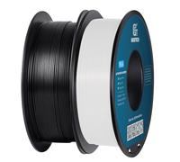 PLA Filament 1.75mm, GEEETECH New 3D Printing Filament PLA for 3D Printer and 3D Pen, 1 kg per Spool, 2 Spools, White & Black