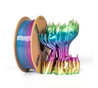 PLA Filament 1.75mm Silk Rainbow Multicolor PLA 3D Printer Filament 3D Printing Material for FDM 3D Printer 1KG/Spool PLA Silk Rainbow PLA