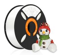 PLA+ Filament 1.75mm White 1KG, PLA Plus Tougher and Stronger 3D Printer Filament, Dimensional Accuracy +/- 0.02mm, 1kg Cardboard Spool(2.2lbs) for Most FDM 3D Printers, White