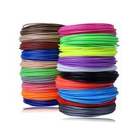 PLA Filament, 10m x 5/10/20 Color 3D Printing Material 3D Pen Filament ABS 1.75mm Plastic Refill for 3D Drawing Printer Pen(200 Meter 20 Color)