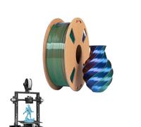 PLA Filament Bundle - Strong 1.75mm Printing Supply, Multicolour Material Pack | Free 21x21x7cm Spools with Consistent Diameter 0.175cm Ready Bed 60-70°C Makers Students Craft Models Miniat