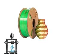PLA Filament Bundle - Strong 1.75mm Printing Supply, Multicolour Material Pack | Free 21x21x7cm Spools with Consistent Diameter 0.175cm Ready Bed 60-70°C Makers Students Craft Models Miniat