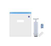 PLA Filament Dryer - Vacuum Sealing Bag Set, 3D Printer Consumables Protector, Dustproof Storage Pouch | Hand Pump Sealing Clips for Humidity Control Professional Printing Filament Service Life