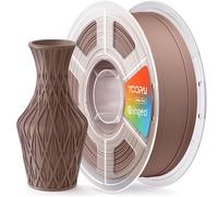 PL Matte Filament 1.75mm, Made with NatureWorks Ingeo PLA, Soft Matte Finish, Reduced Layer Lines, 1KG (2.2lbs) 3D Printer Filament, Earth Brown