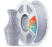 PL Matte Filament 1.75mm, Soft Matte Finish, Reduced Layer Lines, 1KG (2.2lbs) 3D Printer PLA Filament, Dimensional Accuracy +/- 0.02 mm, Ash Grey