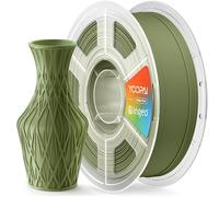 PL Matte Filament 1.75mm, Soft Matte Finish, Reduced Layer Lines, 1KG (2.2lbs) 3D Printer PLA Filament, Dimensional Accuracy +/- 0.02 mm, Dark Green