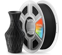 PL Matte Filament 1.75mm, Soft Matte Finish, Reduced Layer Lines, 1KG (2.2lbs) 3D Printer PLA Filament, Dimensional Accuracy +/- 0.02 mm, Charcoal Black